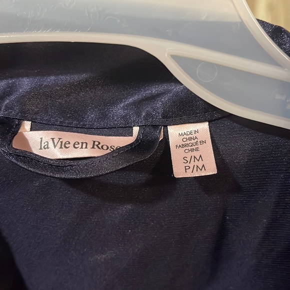 La vie en rose bath robe size s/m - Picture 3 of 3